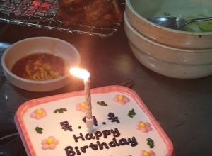 #생일 #케이크 #촛불 #birthday