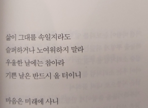 삶이 그대를 속일지라도